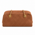 Chanel Quilted CC Wide Flap Handbag | Chain Strap — 32cm