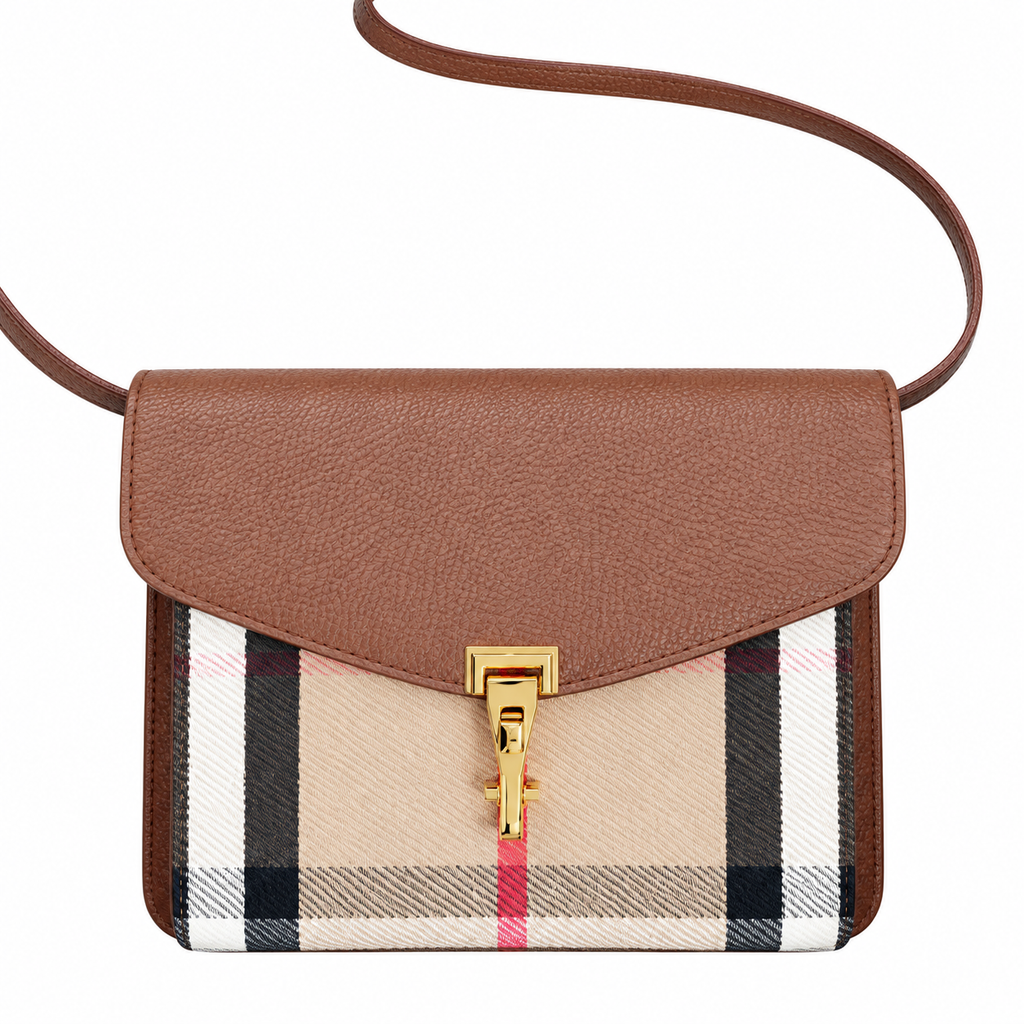Burberry Heritage Check Crossbody Bag