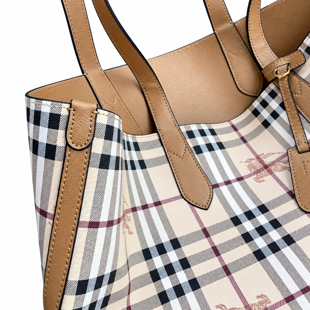 Burberry Versatile Wide-Top Everyday Tote Bag