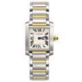 Cartier Tank Française Medium Steel Yellow Gold Two-Tone Bracelet Watch – KDY