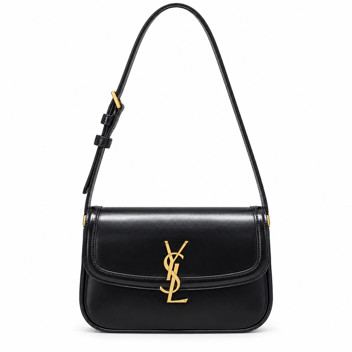Saint Laurent Solferino Bag – Black Leather