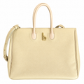 Burberry Cream Poise Textured Tote Bag
